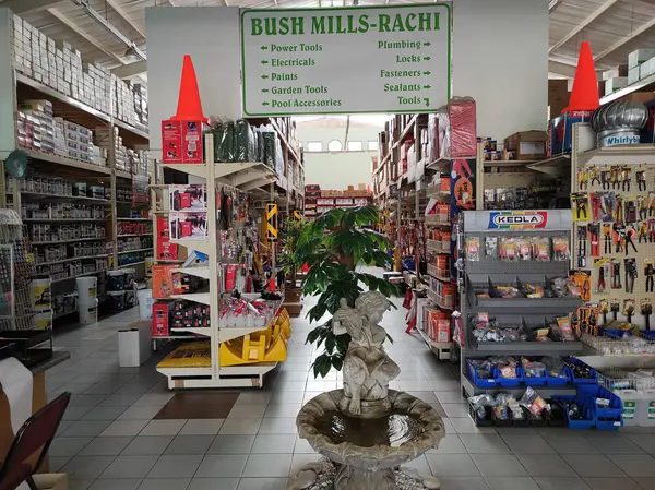 Sealants on the shelves at Rachi Bush Mills